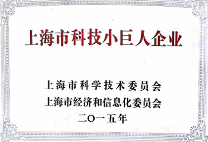 尊龙凯时 - 人生就是搏!获“上海市科技小巨人企业”荣誉称号